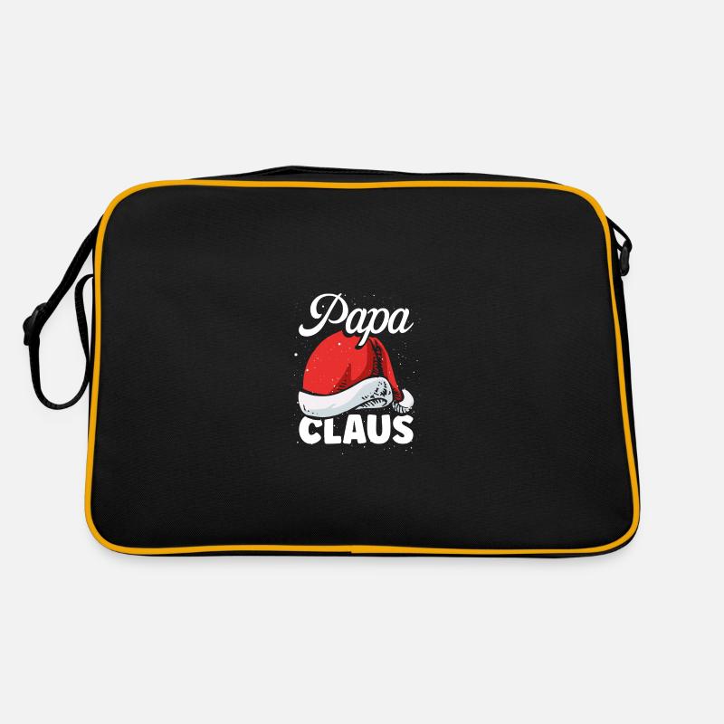 Weihnachtsmann Papa Retro Tasche