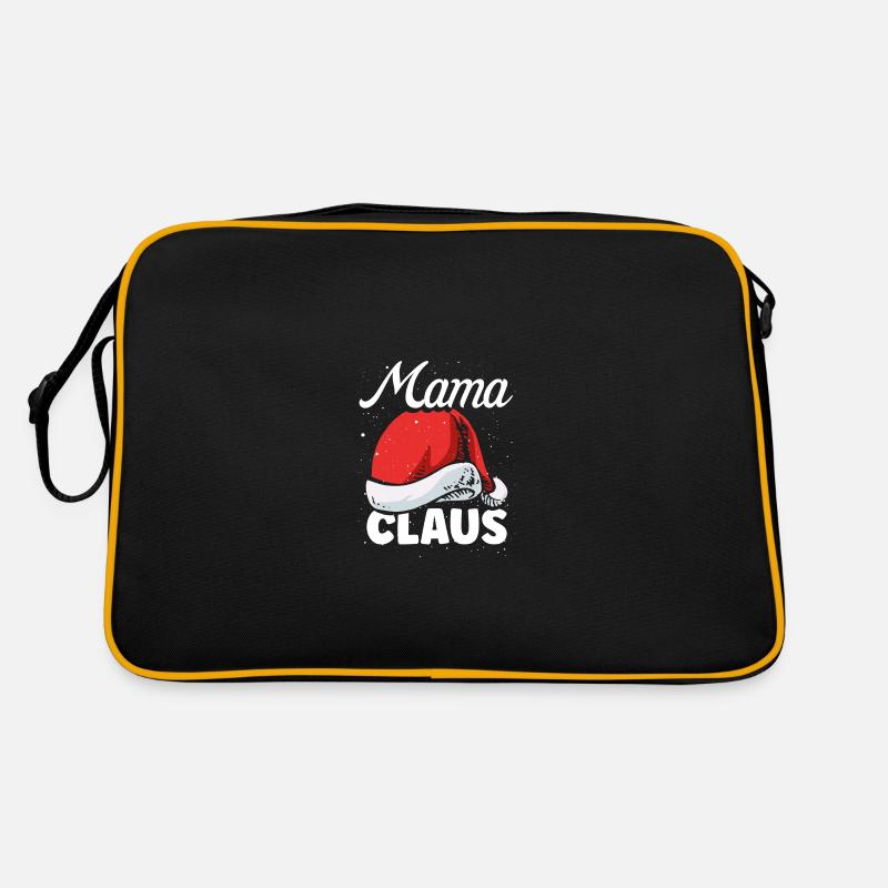 Weihnachtsmann Mama Retro Tasche