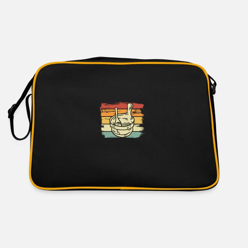 Baignoire sauna Rétro - Sac Retro - noir/or