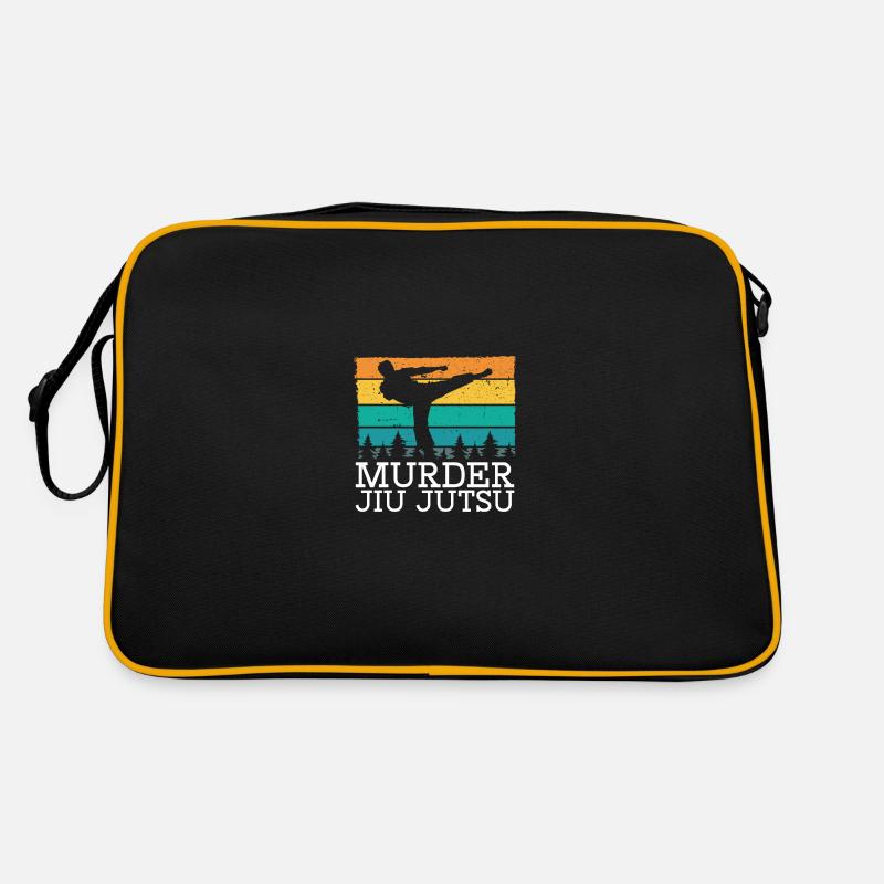 Mörder Jiu Jutsu Kampfkunst Retro Tasche