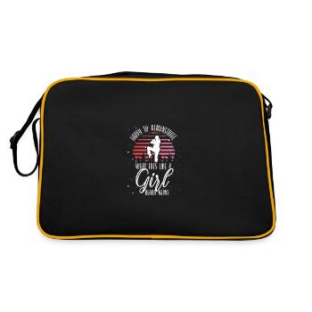 Ce qui frappe comme une fille - Sac Retro - noir/or - Dos