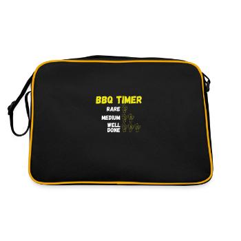 Bbq Perfect Beer Timer - Retro Bag - black/gold - Back