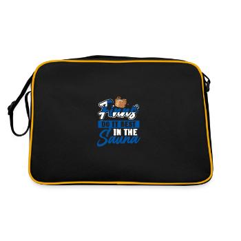 Le meilleur dans le sauna - Sac Retro - noir/or - Dos