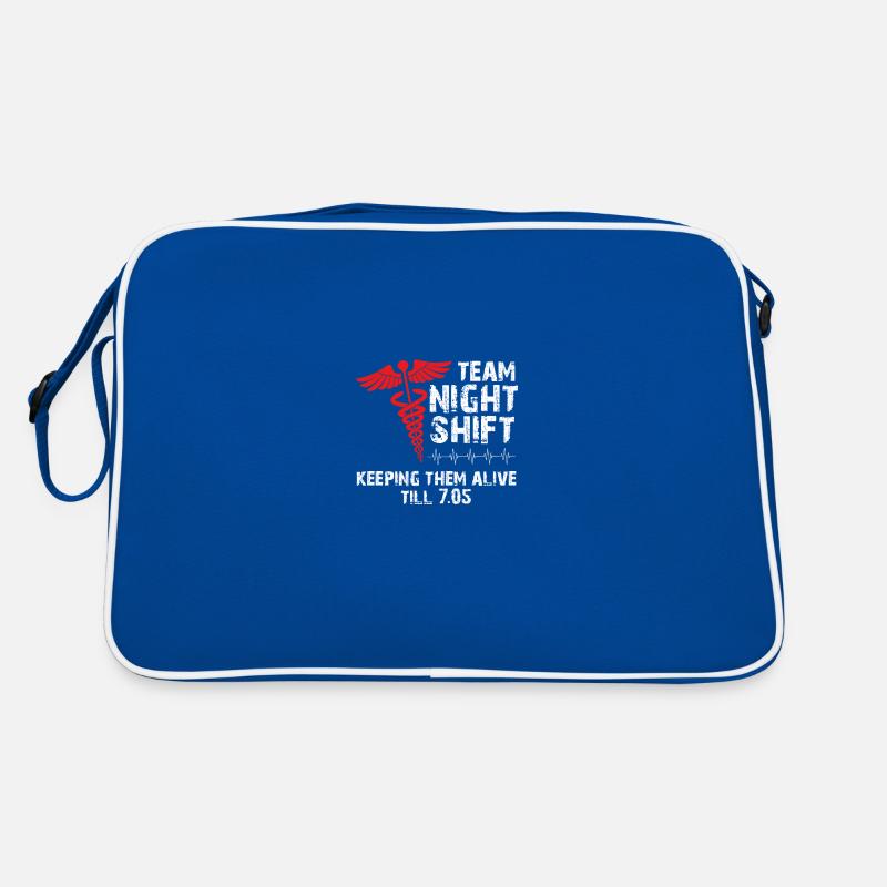Night shift nurse in the team Retro Bag