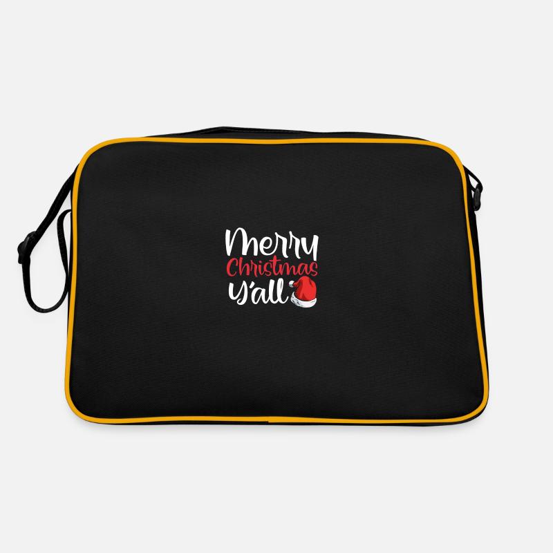 Frohe Weihnachten euch allen Retro Tasche