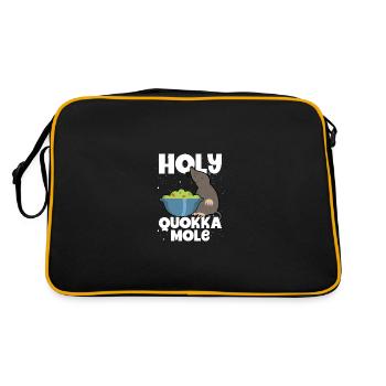 Sacred Quokka Mole - Retro Bag - black/gold - Back