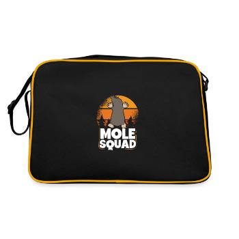 Vintage sun of the mole squad - Retro Bag - black/gold - Back
