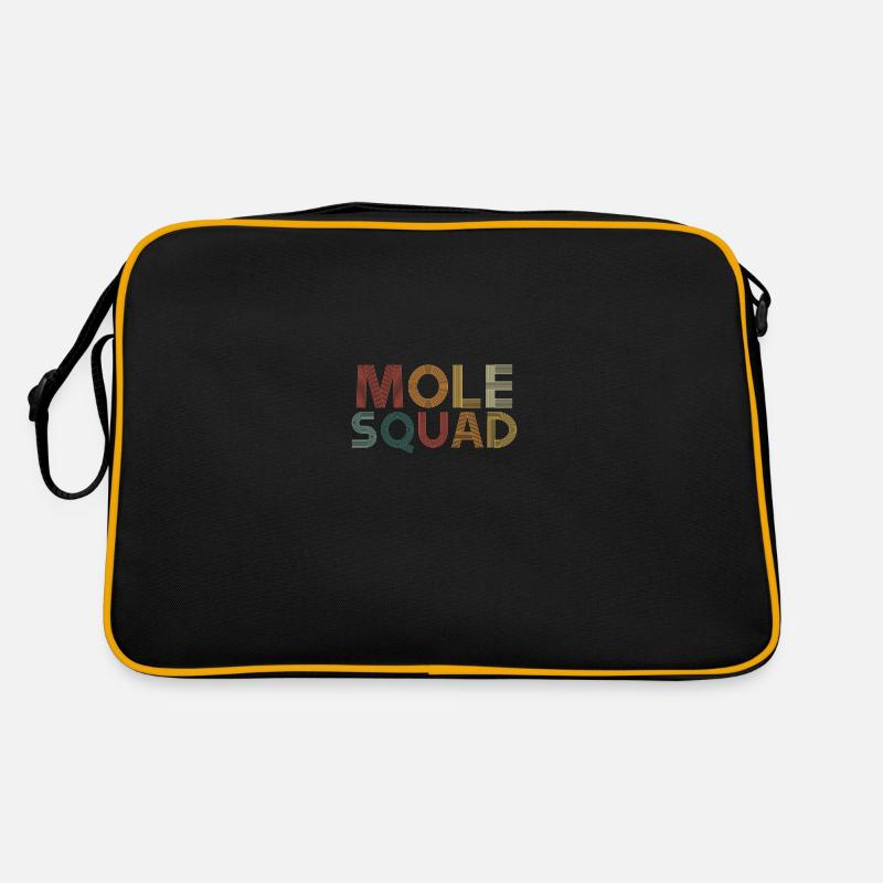 Colorful mole troupe Retro Bag