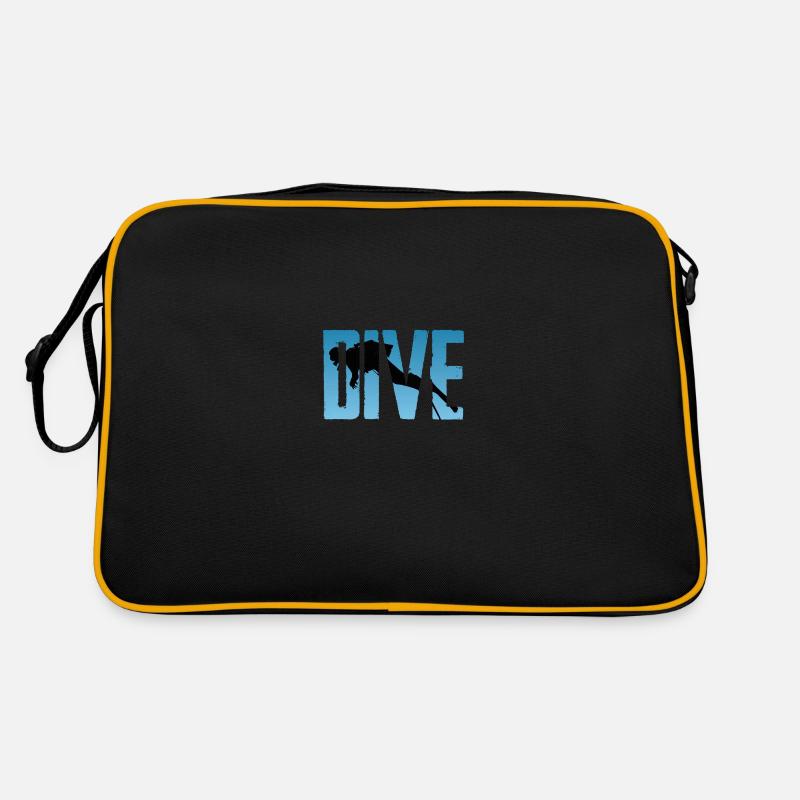Diver Diving Retro Bag