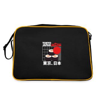 Style esthétique Le rouleau de maki - Sac Retro - noir/or - Dos