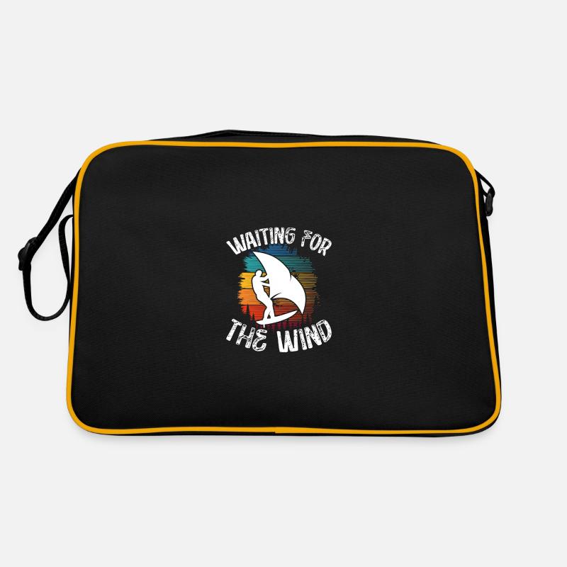 Warten Auf Den Wind Retro Tasche