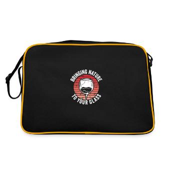 Apportez la nature dans le verre - Sac Retro - noir/or - Dos