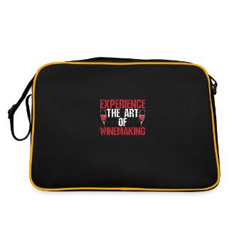 Découvrez l’art de la vinification - Sac Retro - noir/or - Dos