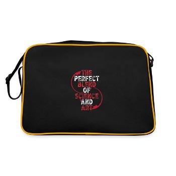 Die Perfekte Mischung Aus Wissenschaft - Retro Tasche - Schwarz/Gold - Hinten