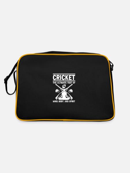 Der Ultimative Test Für Körper Und Geist - Retro Tasche - Schwarz/Gold - Hinten