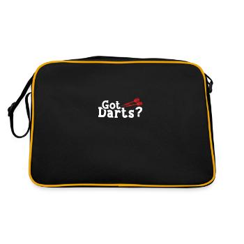 Jouer aux fléchettes - Sac Retro - noir/or - Dos