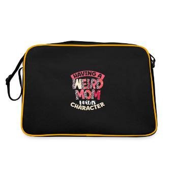 Having a strange mother - Retro Bag - black/gold - Back