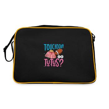 Touchdown ou Tutus - Sac Retro - noir/or - Dos
