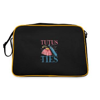Tutus ou cravates - Sac Retro - noir/or - Dos