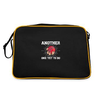 Another one is still pending - Retro Bag - black/gold - Back