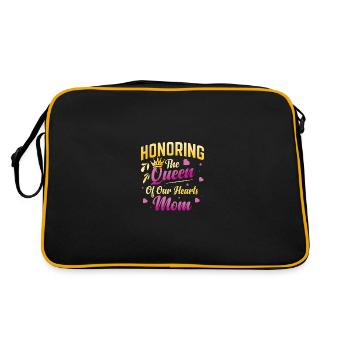 La Reine de nos cœurs - Sac Retro - noir/or - Dos