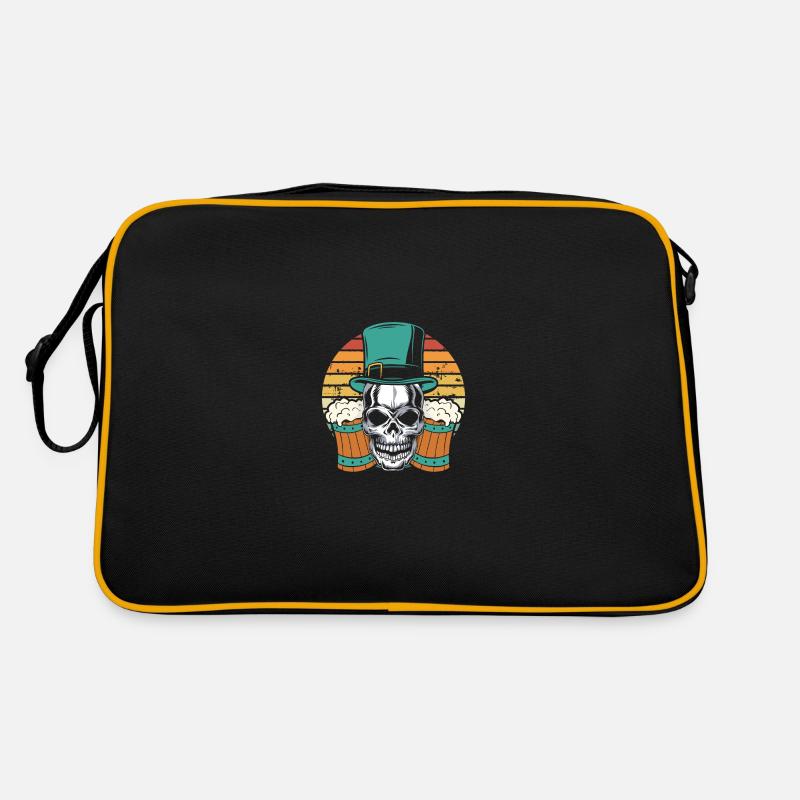 Crâne irlandais Rétro Sac Retro