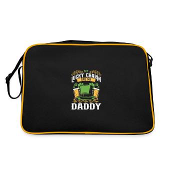 Good luck charms, call me daddy - Retro Bag - black/gold - Back