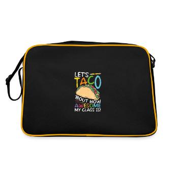Let's show taco bout how great - Retro Bag - black/gold - Back