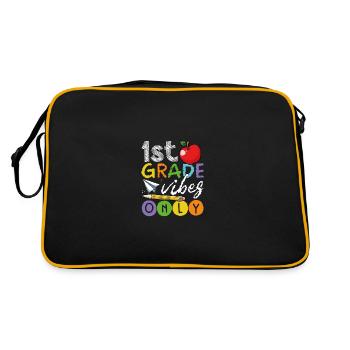 Only first-class moods - Retro Bag - black/gold - Back