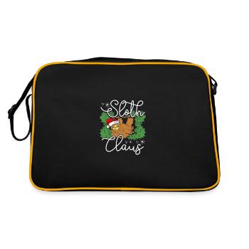 Paresseux de Noël - Sac Retro - noir/or - Dos