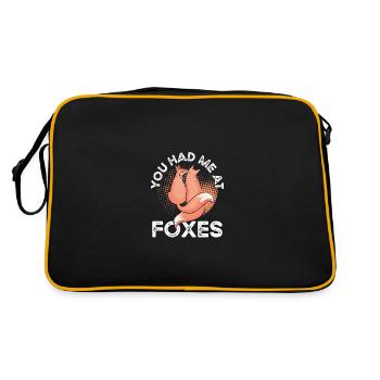 Tu m’as eu avec des renards - Sac Retro - noir/or - Dos