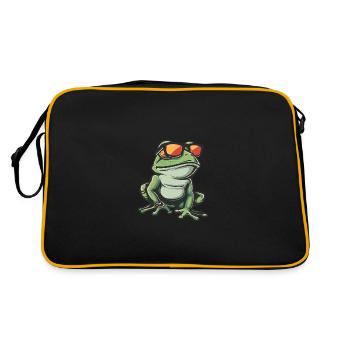 Grenouille Animal Cool - Sac Retro - noir/or - Dos
