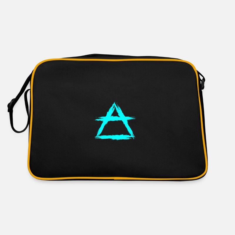 Element Symbol Luft Retro Tasche