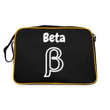 beta - Sac Retro - noir/or - Dos