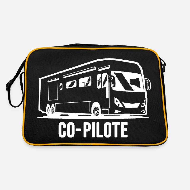 camping car co-pilote Sac Retro