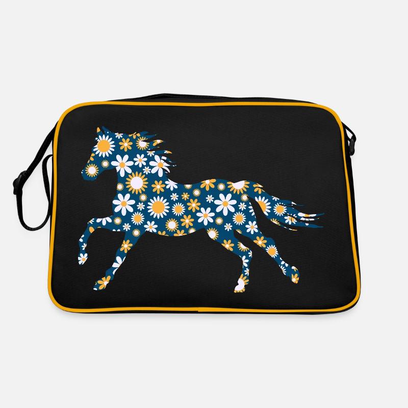 cheval poney cavalière cavalier Sac Retro