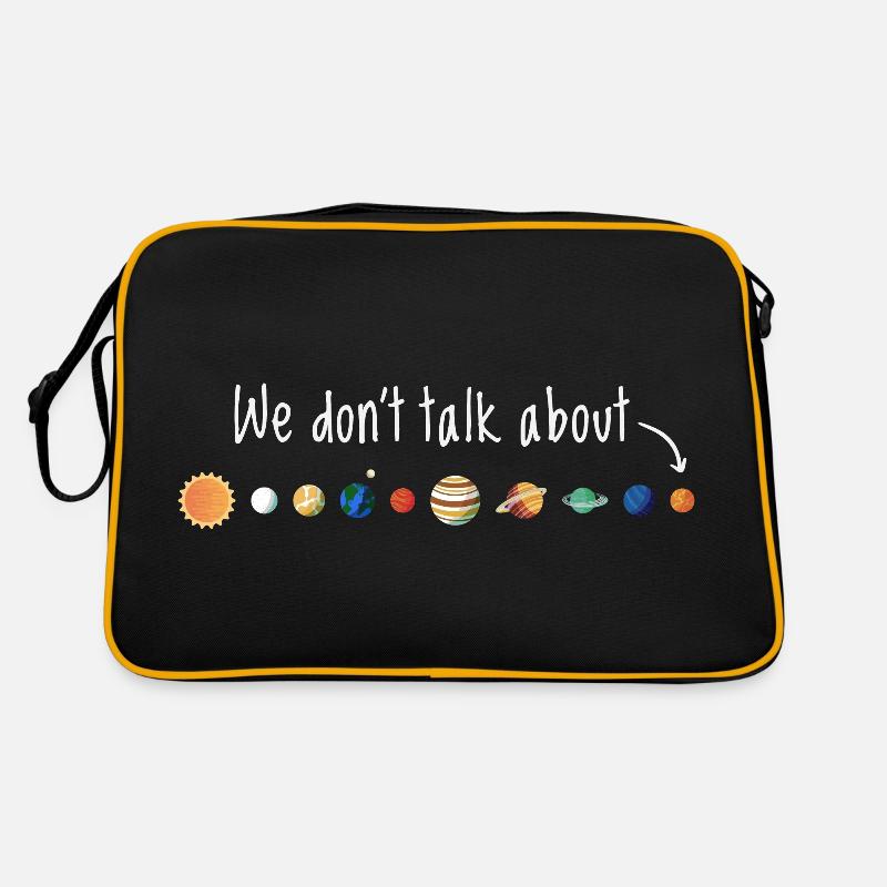 Wir sprechen nicht über Pluto Retro Tasche