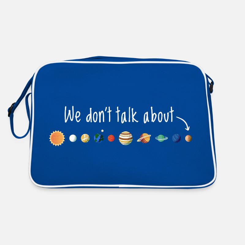 Nous ne parlons pas de la planète Pluton Sac Retro