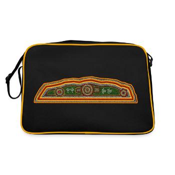 Uluru - Retro Bag - black/gold - Back
