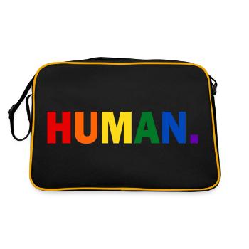 LGBT human - Sac Retro - noir/or - Dos