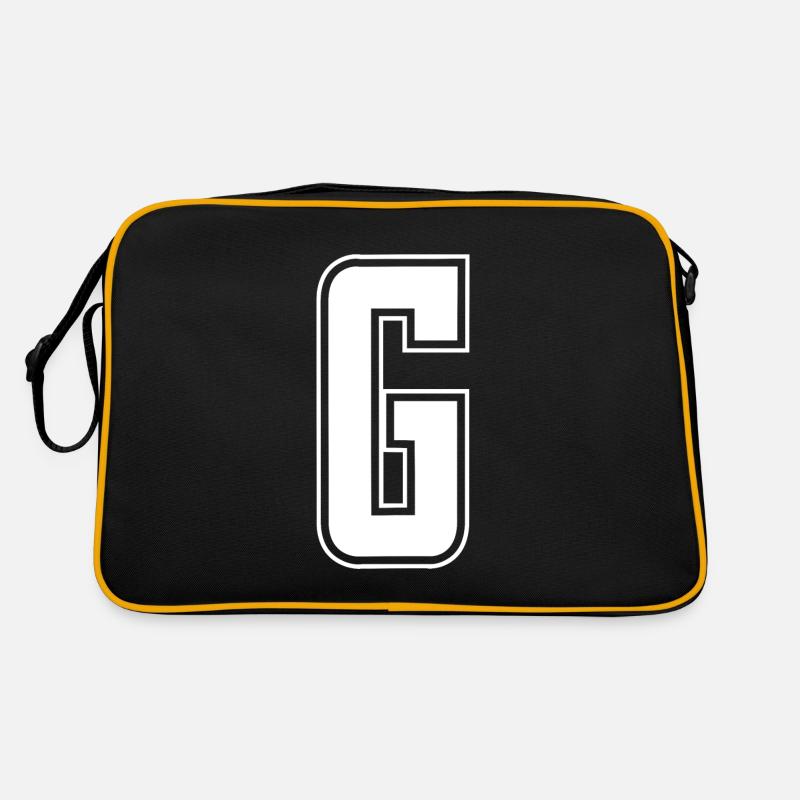 Varsity Buchstabe G College Look Retro Tasche