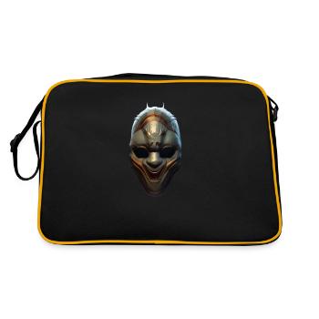 Creepy shadow character T-shirt - Sac Retro - noir/or - Dos