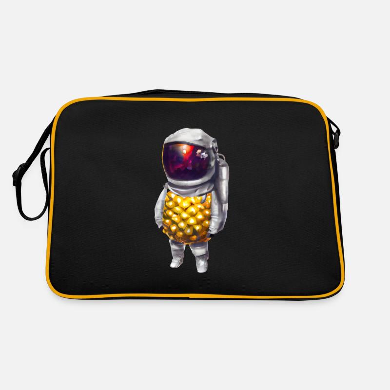 Pineapple Astronaut Retro Bag
