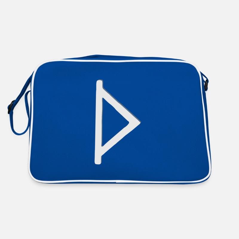 Futhark Alphabet runique Thurisaz Sac Retro