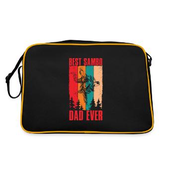 Sambo, Russie, Lutte, Artiste Martial, Sport - Sac Retro - noir/or - Dos