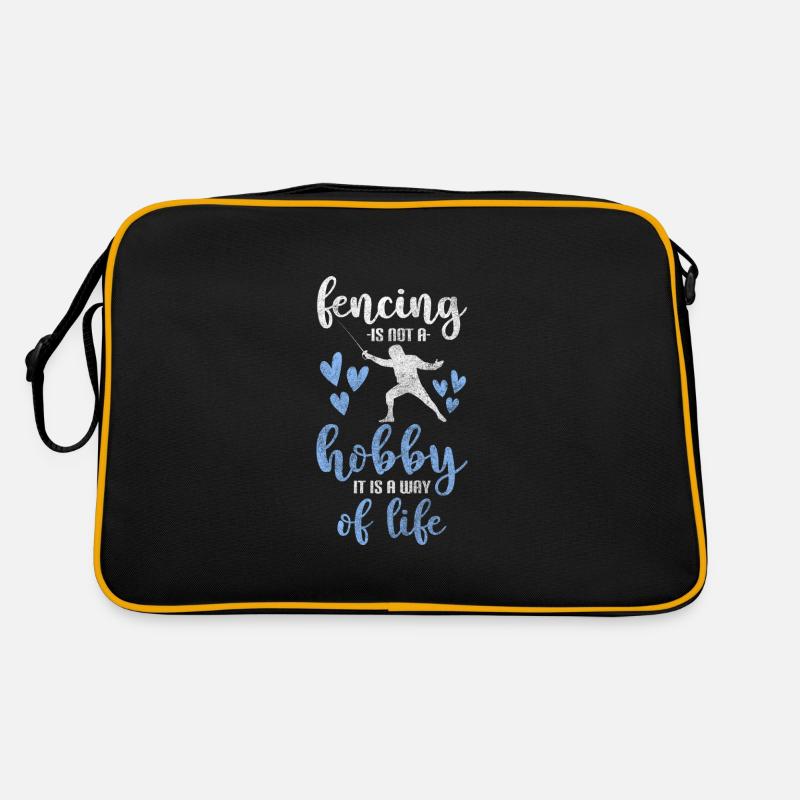 Fencing Mask Foil Retro Bag