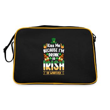 Irish Pub Shamrock Travel Holidays - Retro Bag - black/gold - Back