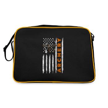 Archery Sports Bow Targets Shooting Festival - Retro Bag - black/gold - Back