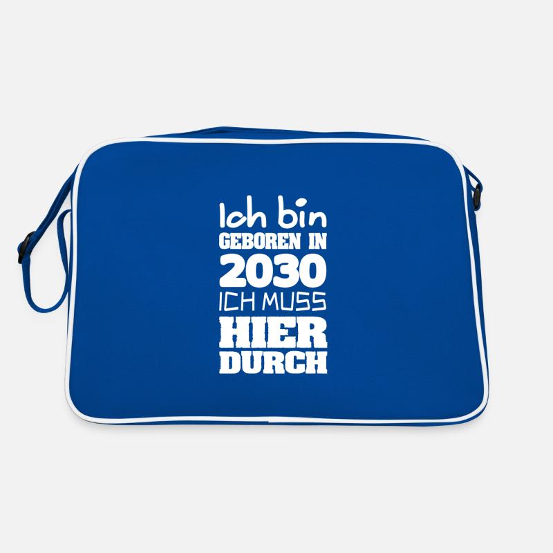 born in 2030 Retro Bag