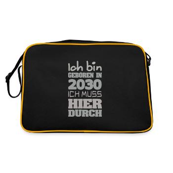 2030 - Sac Retro - noir/or - Dos